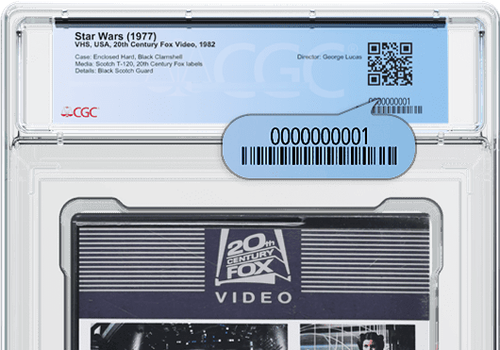 Verify CGC Home Video Certification | CGC